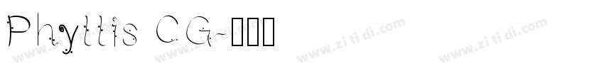 Phyllis CG字体转换